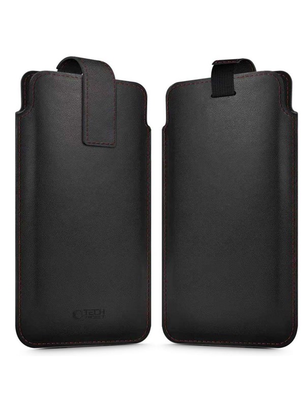 Tech-Protect SM65 case for 6.0-6.9" smartphones - black and red