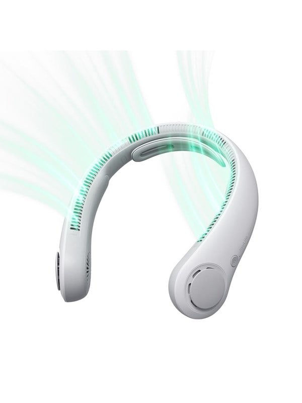 Jisulife Neck Fan 4 5000mAh Portable USB Neck Fan - Gray
