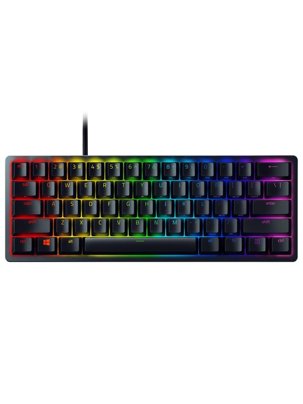 Razer Huntsman Mini 60% (Red Switch) - Gaming Toetsenbord - Zonder Numpad - Frans - Zwart