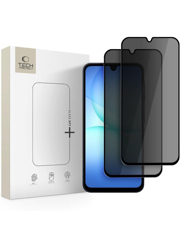 Tech-Protect Glass Spy+ 2-pack Privacy Glass for Samsung Galaxy A16 4G / 5G / A26 5G / A17 4G / 5G