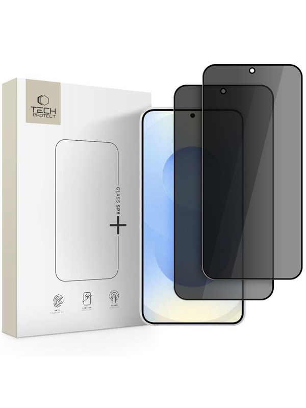 Tech-Protect Glass SPY+ 2-Pack Tempered Glass Privatizing For Samsung Galaxy S26
