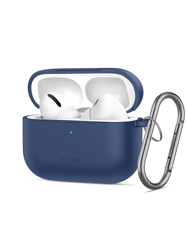 Tech-Protect Silicone Hook Case for AirPods Pro - Navy Blue