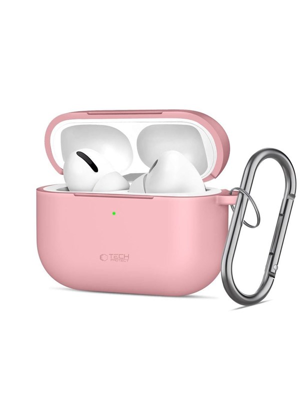 Tech-Protect Silicone Hook Case for AirPods Pro - Pink