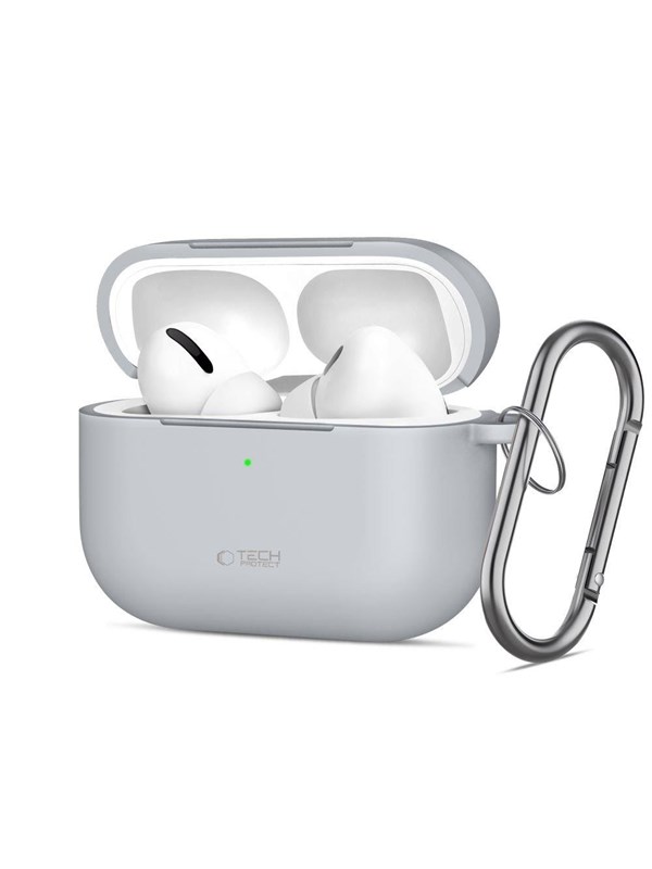 Tech-Protect Silicone Hook Case for AirPods Pro - Grey