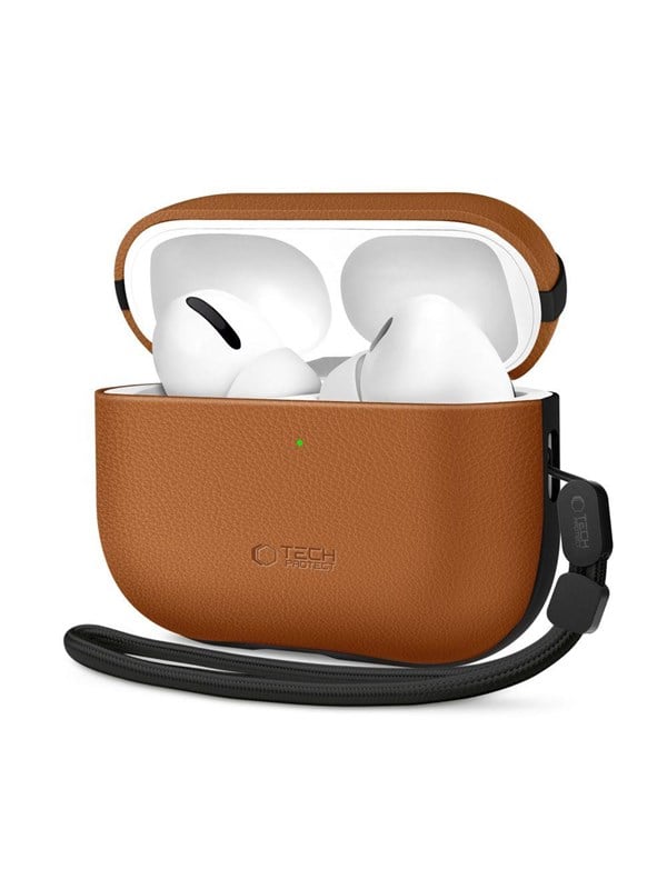 Tech-Protect NaturalFit Case for AirPods Pro 3 - Brown
