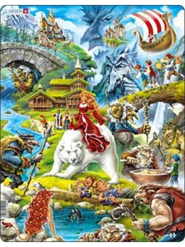 Larsen Puzzles Puzzle Folktale - 30 pieces Maxi (36.5x28.5 cm) Vloer