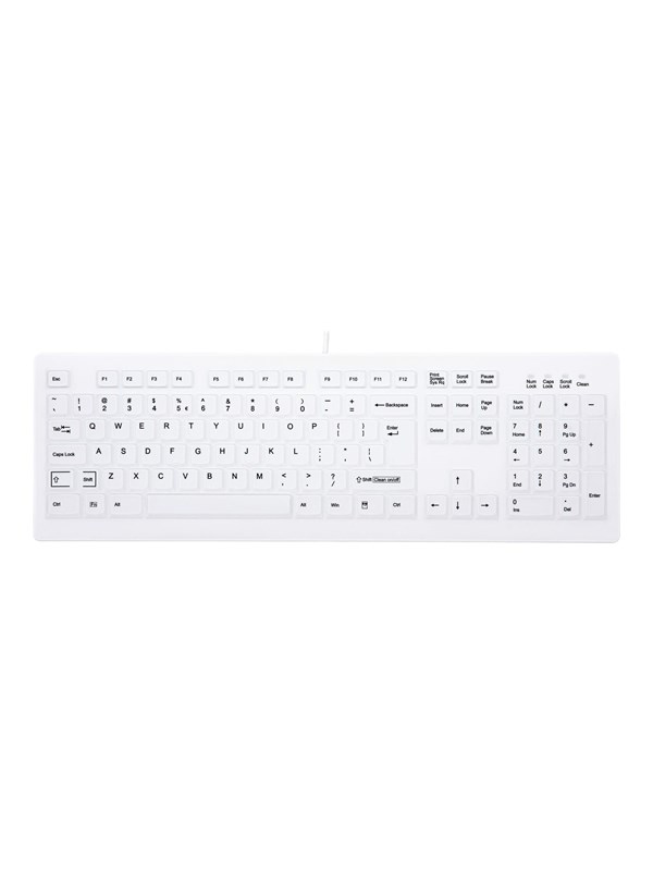 Cherry Contour MedicalKey AK-C8100 Sanitizable - Toetsenbord - Engels (US international) - Wit