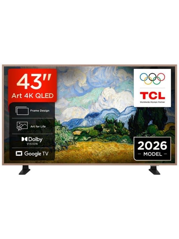 TCL Flat screen TV 43"" A400 Pro - 4K QLED Google TV