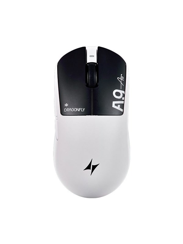 ATK Dragonfly A9 Air Lightweight Wireless Mouse - Shadow White - Gaming muis - Optisch - 5 knoppen - Wit