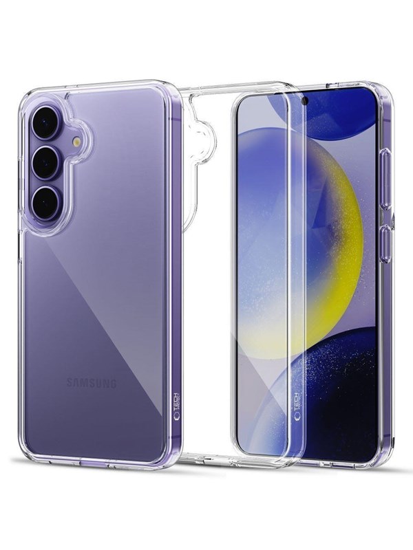 Tech-Protect FlexAir Hybrid Case for Samsung Galaxy S25 FE - Transparent