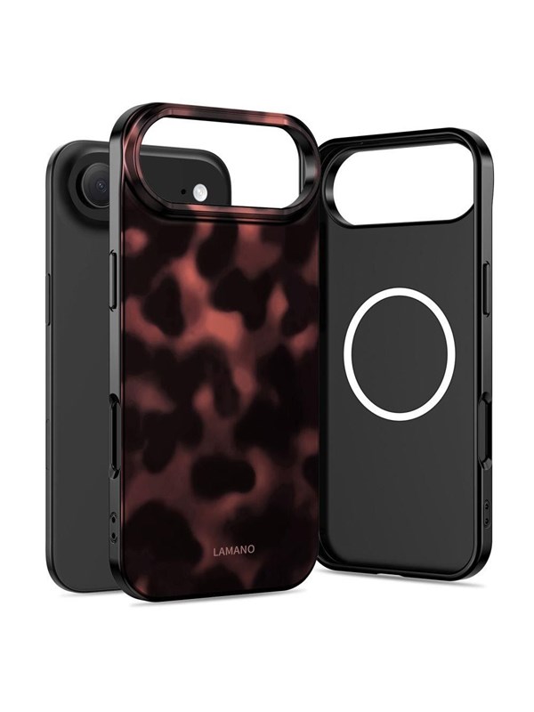 Tech-Protect Lamano MagSafe Case for iPhone Air - Black & Red