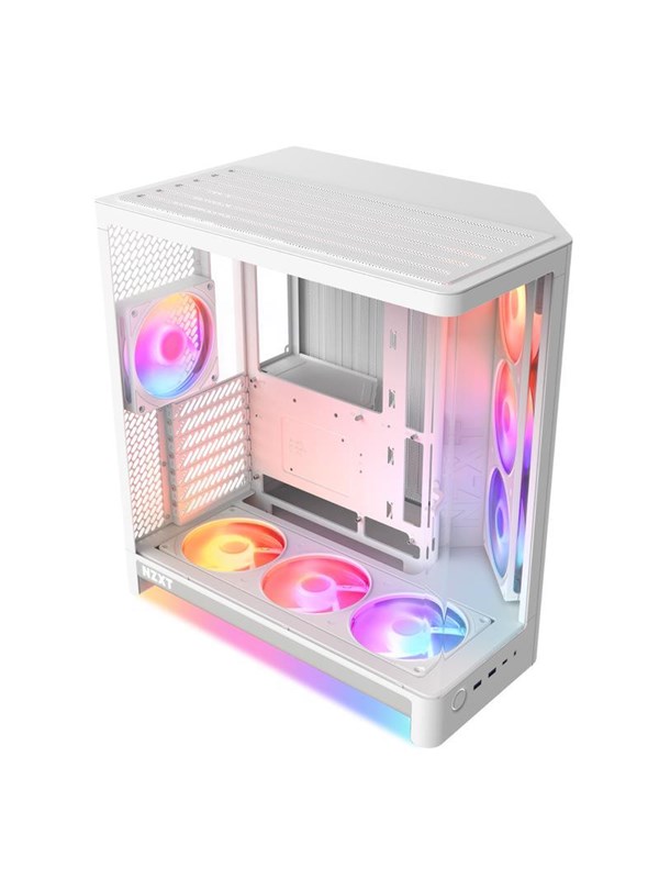NZXT H6 RGB+ (2026) - All White - Case - Miditower - Wit
