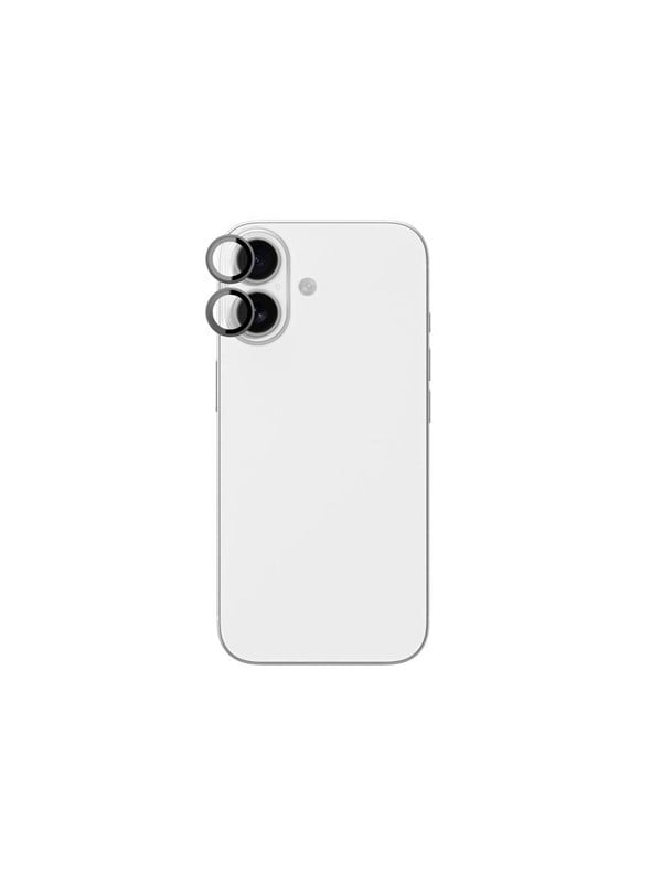 AmazingThing Lens Glass for iPhone 17 with Black Aluminum Frame