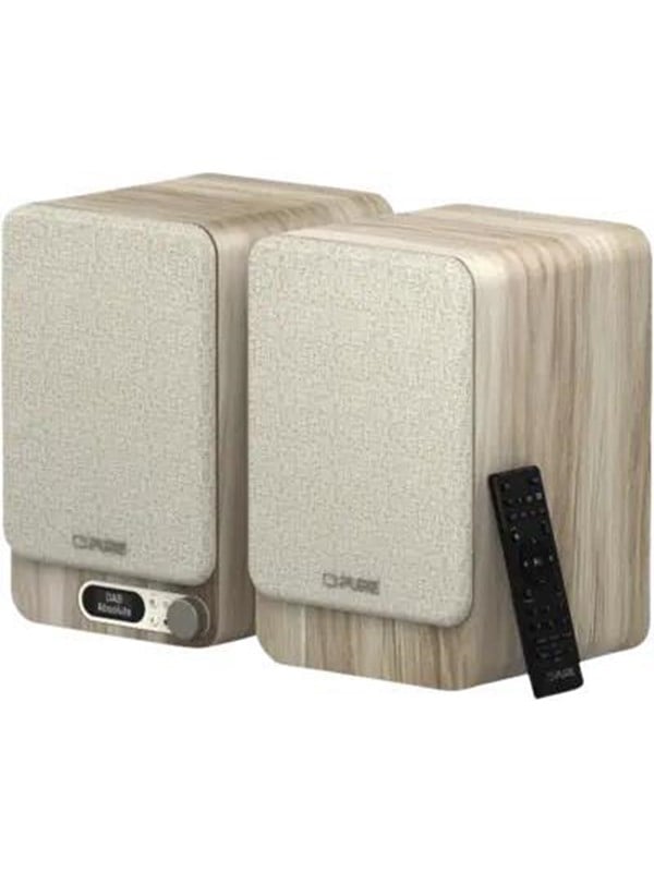 Pure Classic Active - Het tv-/hifi-/radio-geluidssysteem, Wit/Eiken