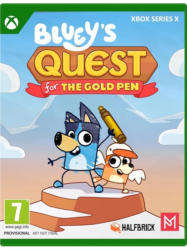 Bluey's Quest for the Gold Pen - Microsoft Xbox Series X - Adventure