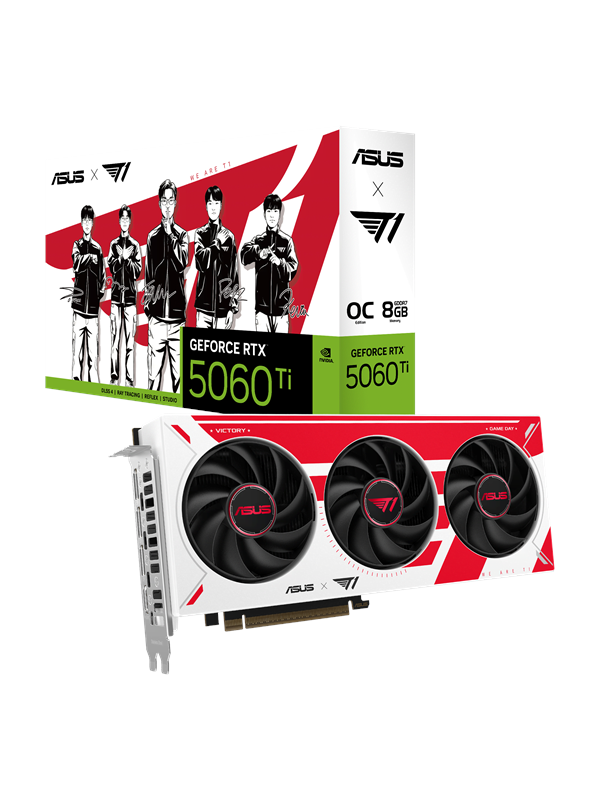 Asus GeForce RTX 5060 Ti T1 OC - 8GB GDDR7 RAM - Grafische kaarten