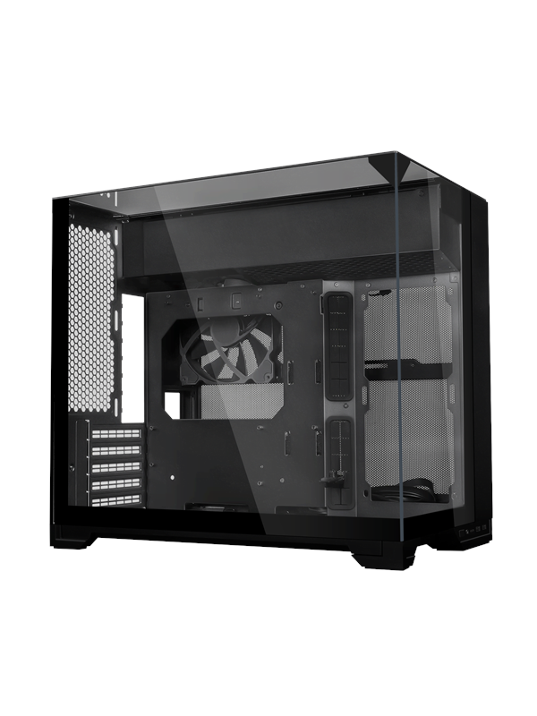 Lian Li O11 Vision-M Black - Case - Miditower - Zwart
