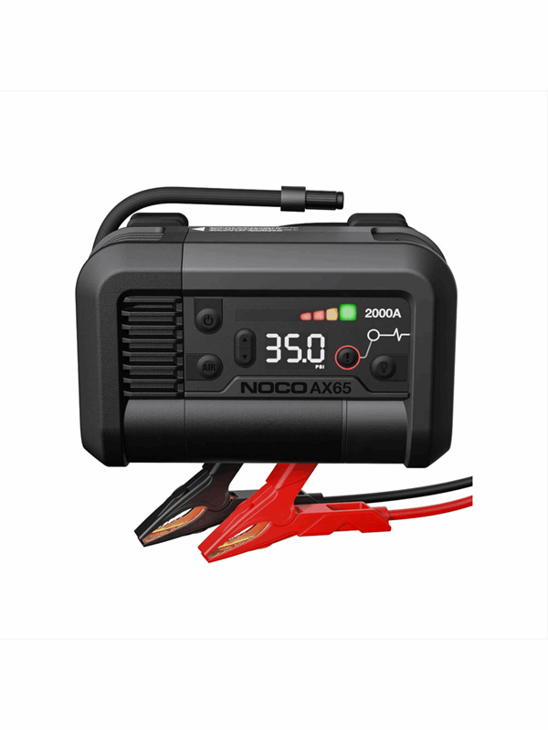 Noco A65 Luchtcompressor + Jump Starter - 2000A - 100 Lumen Zaklamp - 60 Watt Powerbank