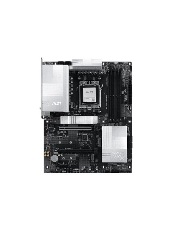 MSI PRO X870E-S EVO WIFI - motherboard - ATX - Socket AM5 - AMD X870E Moederbord - AMD X870E - AMD AM5 - DDR5 RAM - ATX