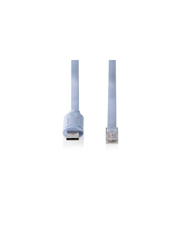 DIGITUS USB 2.0 to RJ45 Console Adapter Cable - 1.8m - Blauw