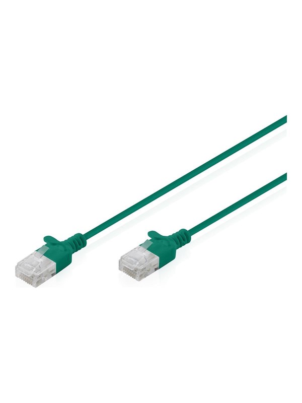 Digitus DK-1618-005S-G-10 RJ45 Netwerkkabel, patchkabel CAT 6 U/UTP 0.5 m Groen 10 stuk(s)