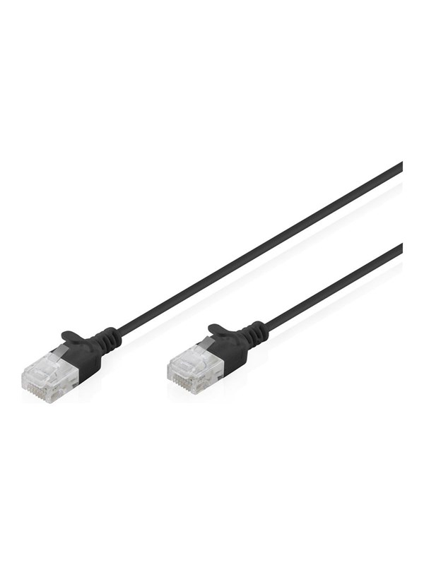 DIGITUS patch cable - black - Zwart