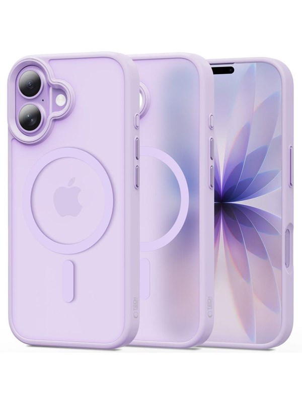 Tech-Protect MagMat MagSafe Case for iPhone 17 - Purple