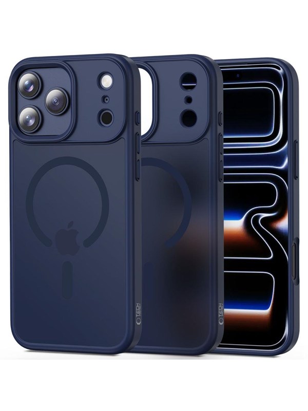 Tech-Protect MagMat MagSafe Case for iPhone 17 Pro Max - Navy Blue