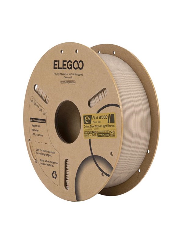 Elegoo PLA Wood Filament - Light Oak