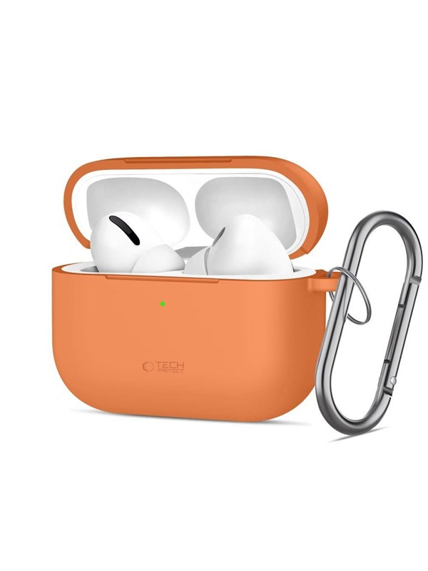 Tech-Protect Silicone Hook Case for AirPods Pro - Orange