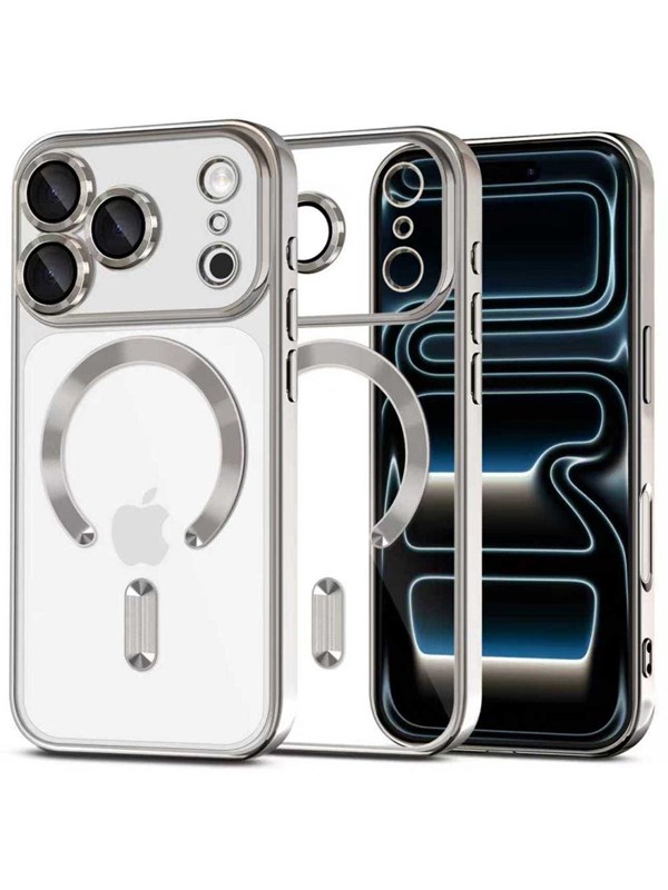 Tech-Protect MagFlex MagSafe Case for iPhone 17 Pro Max - Clear Silver
