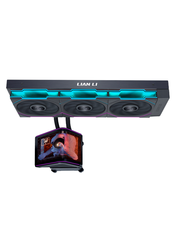 Lian Li HydroShift II OLED Curved 360TL - CPU waterkoeling - Maximaal 33 dBA
