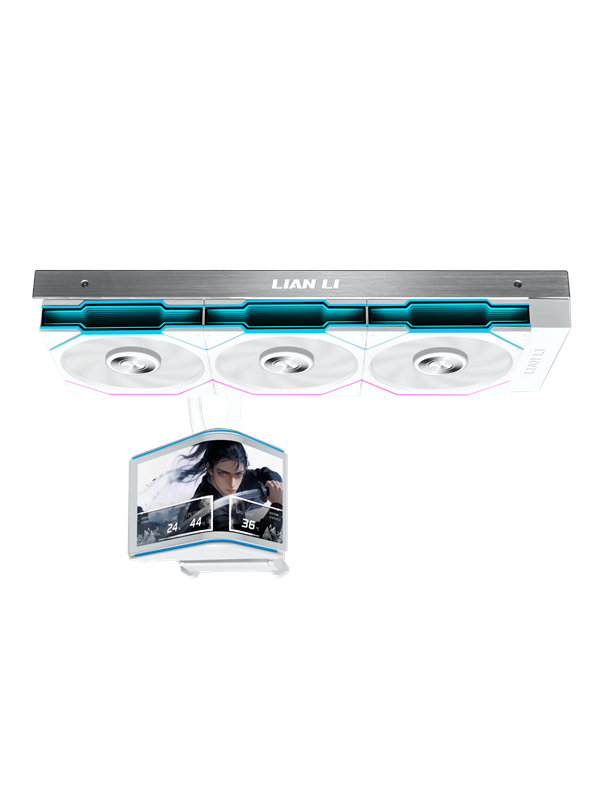 Lian Li HydroShift II OLED Curved 360TL - CPU waterkoeling - Maximaal 33 dBA