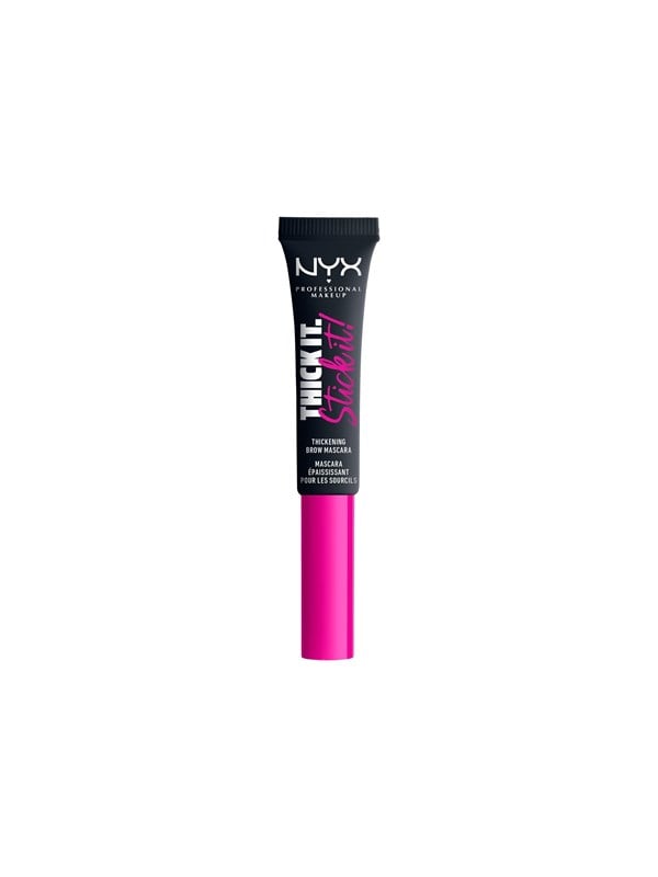 Nyx Professional Makeup Thick It Stick It Brow Gel Mascara - Black - Verdikkende Wenkbrauw Mascara - Zwart