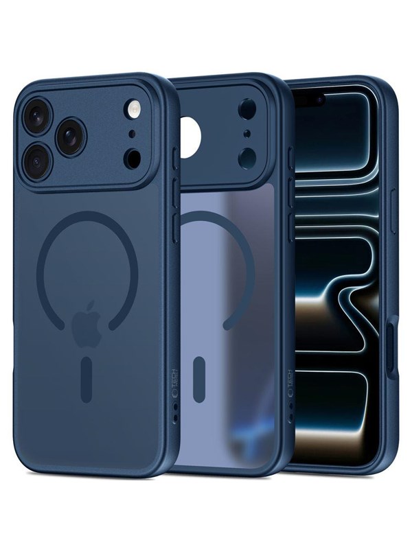 Tech-Protect BasicMag MagSafe Case for iPhone 17 Pro Max - Navy Blue