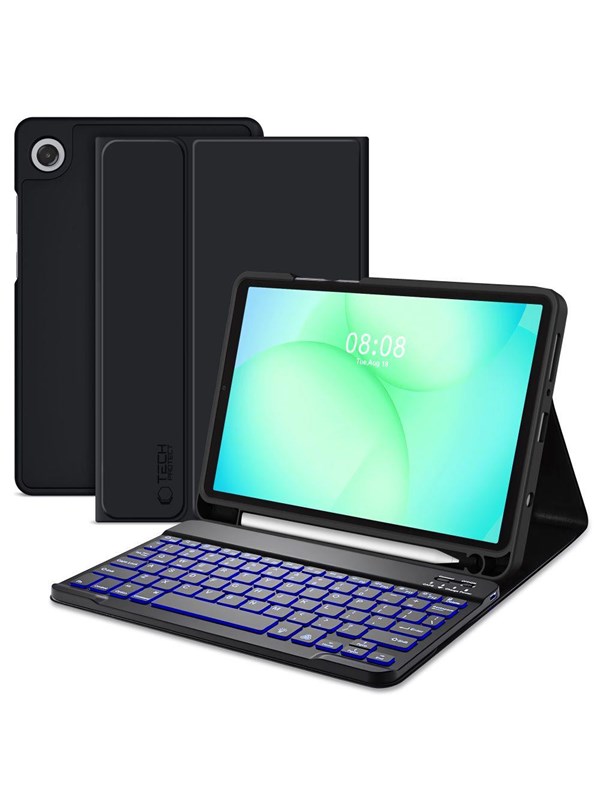 Tech-Protect SC Pen Case for Samsung Galaxy Tab A9 / A11 8.7 X110 / X115 / X133 / X135 - Black