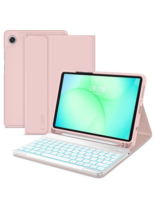 Tech-Protect SC Pen Case for Samsung Galaxy Tab A9 / A11 8.7 X110 / X115 / X133 / X135 - Pink