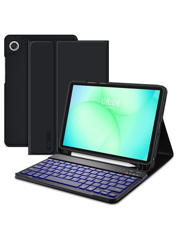 Tech-Protect SC Pen Case for Samsung Galaxy Tab A9+ / A11+ Plus 11.0 X210 / X215 / X216 / X230 / X235 / X236 - Black (US International)