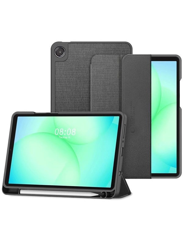 Tech-Protect SC Pen Canvas Case for Samsung Galaxy Tab A9 / A11 8.7 X110 / X115 / X133 / X135 - Grey