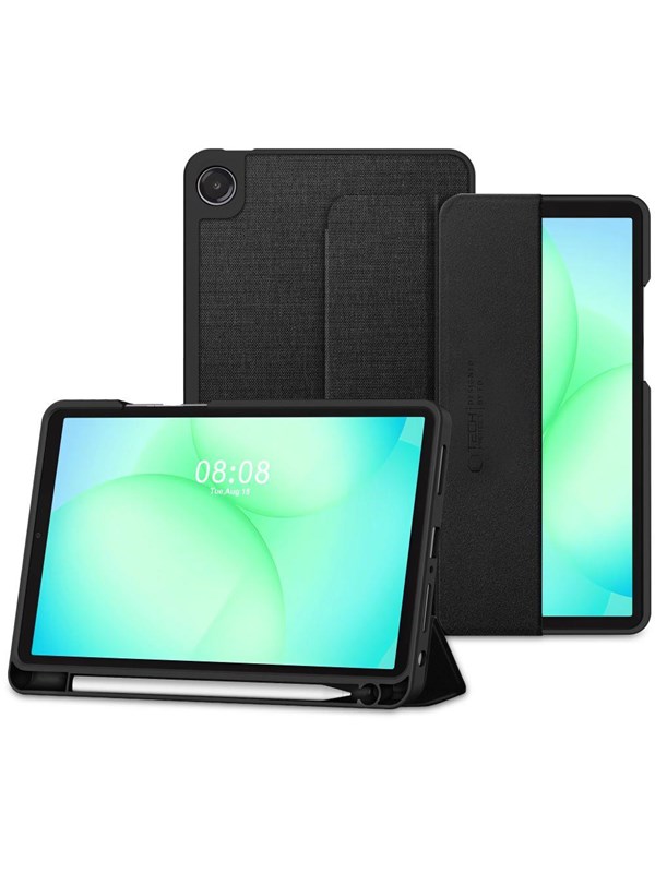 Tech-Protect SC Pen Canvas Case for Samsung Galaxy Tab A9+ / A11+ Plus 11.0 X210 / X215 / X216 / X230 / X235 / X236 - Black
