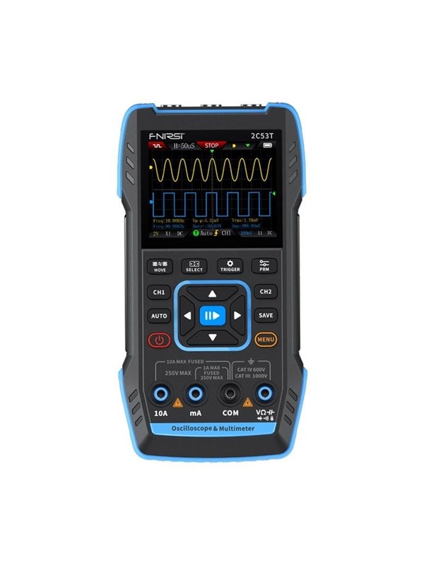 FNIRSI 2C53T 3-in-1 Portable Oscilloscope Multimeter Signal Generator