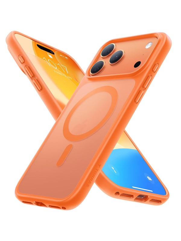 Torras Guardian Magnetic - energy orange - iPhone 17 Pro