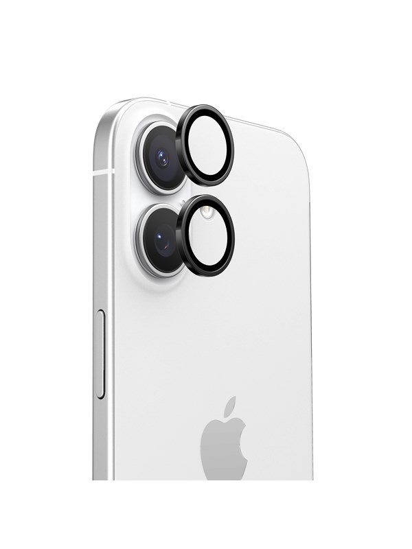 TORRAS LensGuard Geschikt voor Apple iPhone 17 - Camera Lens Protector 9H Tempered Glass - Zwart