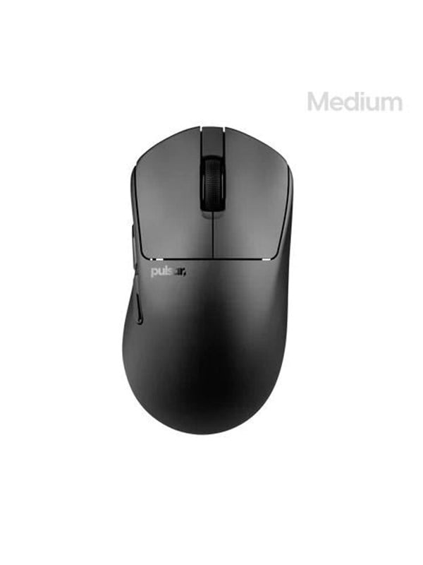 Pulsar X3 CrazyLight Medium Wireless (Jet Black) - Gaming muis - Optisch - 5 knoppen - Zwart