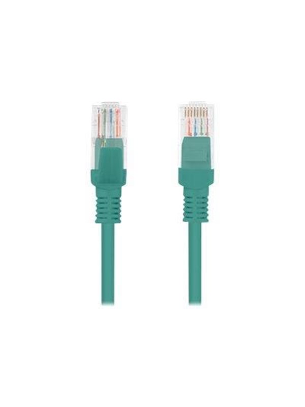 Lanberg Patchcord Utp Cat.5E 0,5M Groen Voor Het Aansluiten Van Computers En Routers