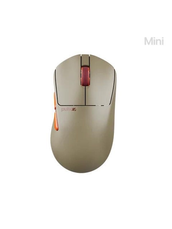 Pulsar X3 CrazyLight Mini Wireless (Desert) - Gaming muis - Optisch - 5 knoppen - Beige