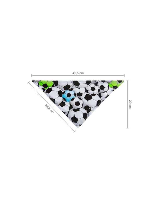 Akuku Baby bandana (1 pc) snap fastener FOOTBALL
