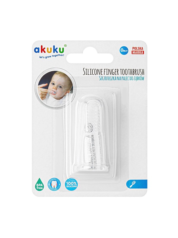 Akuku Silicone toothbrush and gums massager