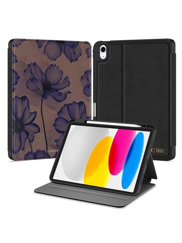 Tech-Protect Lamanona iPad 10.9" Case 10 / 2022 / 11" 11 / 2025 - Black