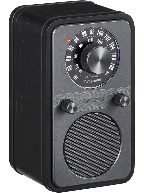 Sangean WR-9 AM/FM/Bluetooth Radio Midnight Oak - AM/FM - Mono - Eiken/zwart